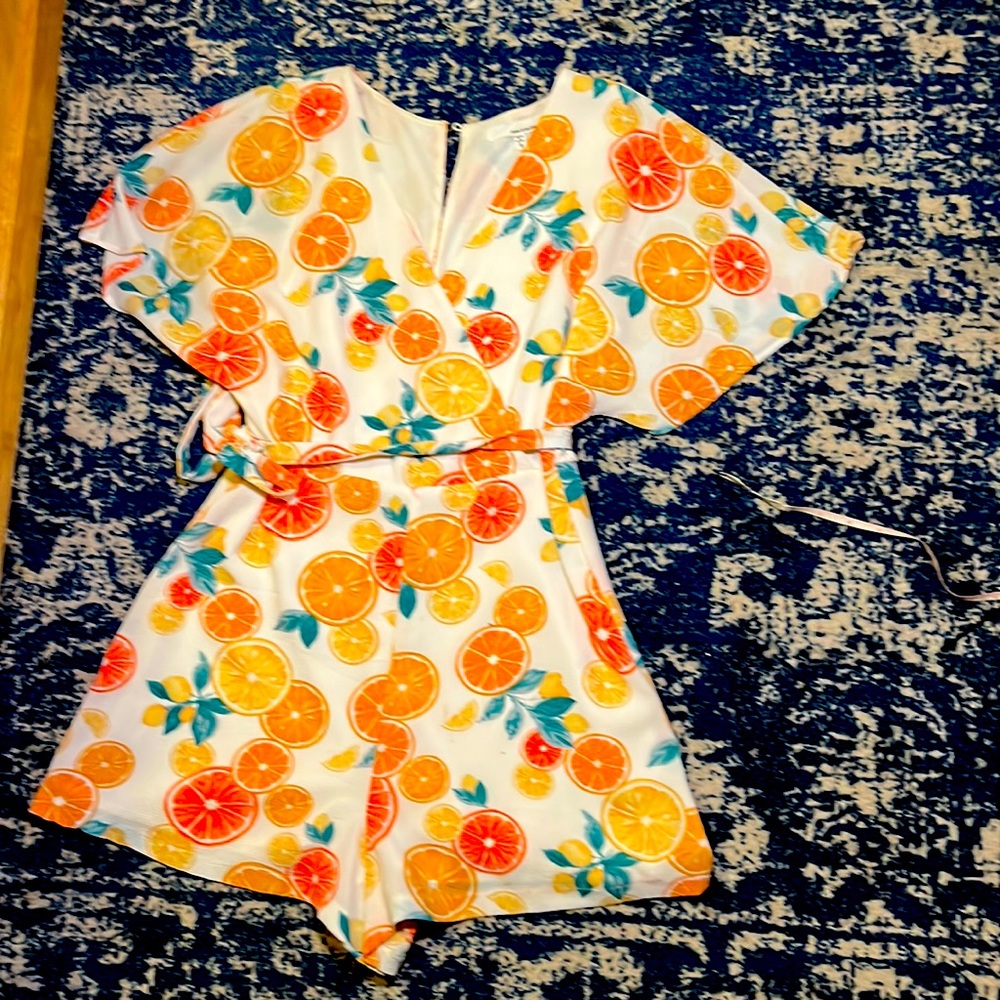 Orange romper